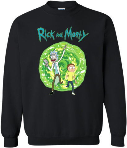 Mens Rick And Morty Portal T Shirt Black / Small Printed - Rick And Morty Season 1 & 2 - Blu Ray (480x480), Png Download