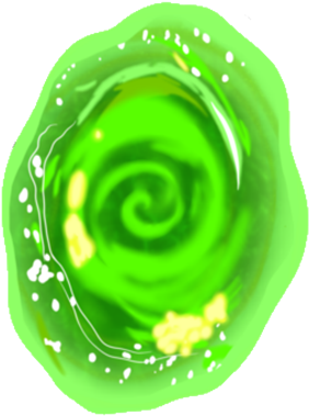 Rick And Morty Portal Png (420x420), Png Download
