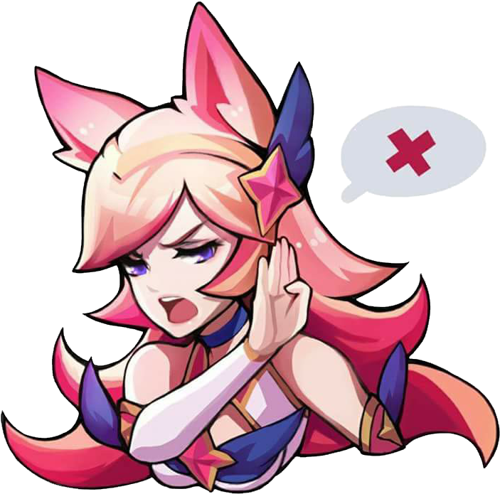 Star Guardian Ahri Sticker (720x720), Png Download