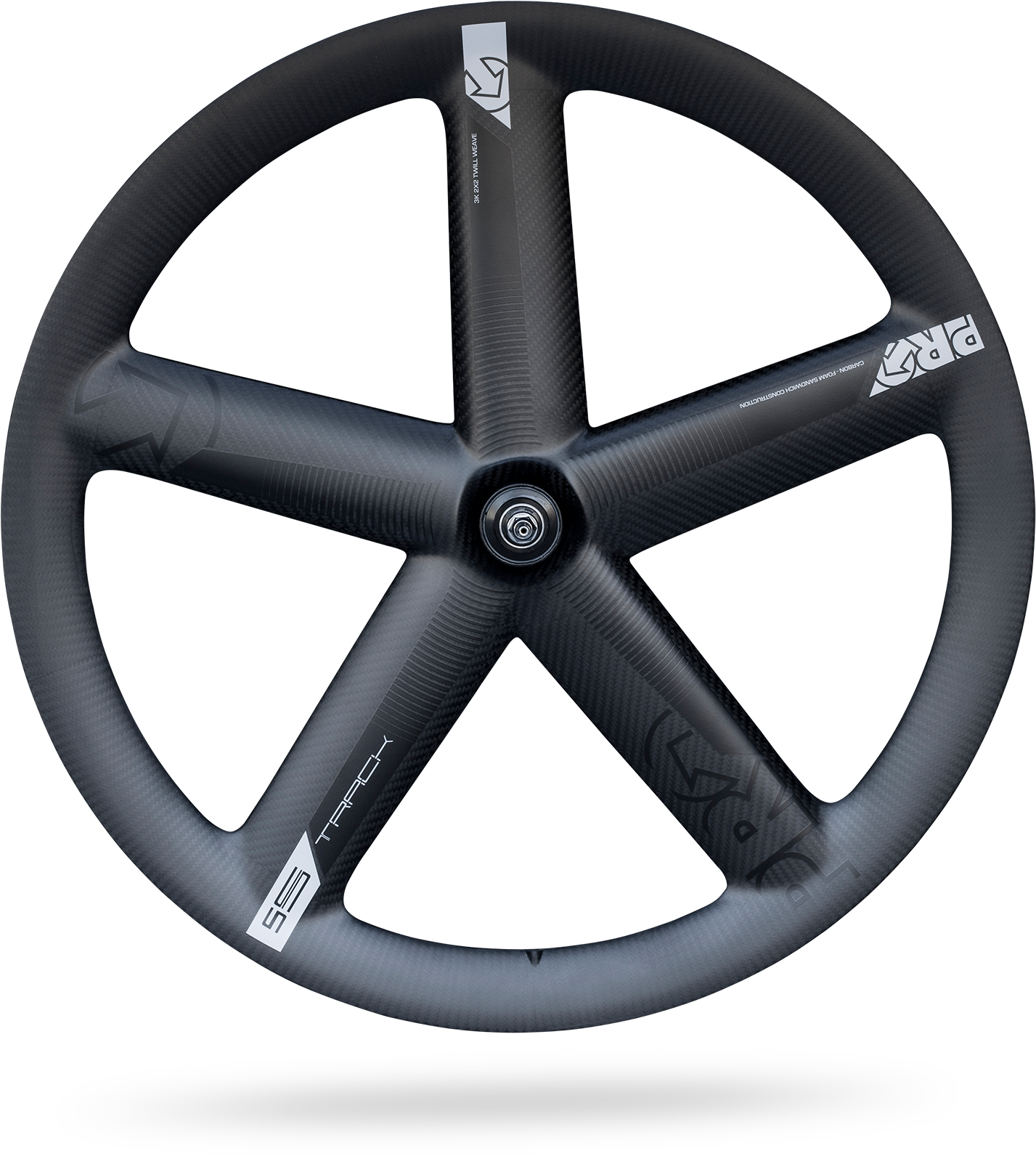 Pro 5-spoke Wheel Tubular - 5 Spoke Carbon Wheel (2000x2000), Png Download