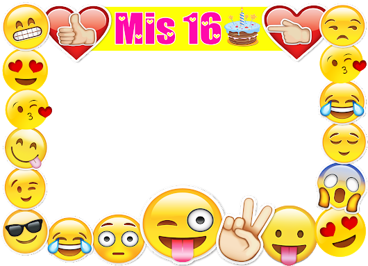 Photo - Marco De Fotos Emoticones (530x383), Png Download