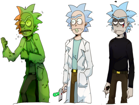 5 - Rick And Morty Toxic Art (500x405), Png Download