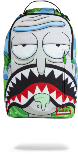 The Rick And Morty Shark , Available At The End Of - Rick And Morty Sprayground (447x570), Png Download