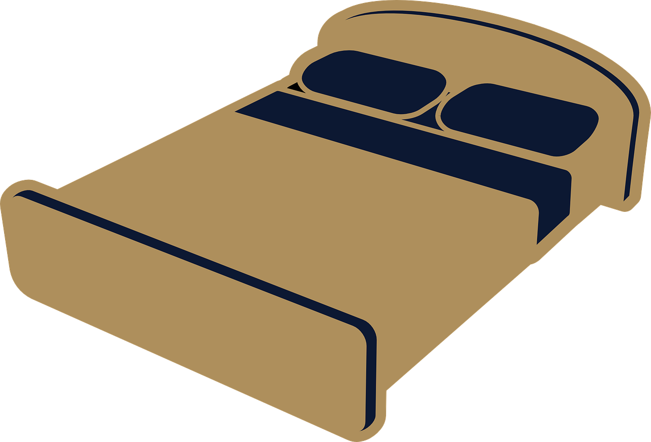 Bed Images Hd - Clipart Vector Bed (1280x870), Png Download