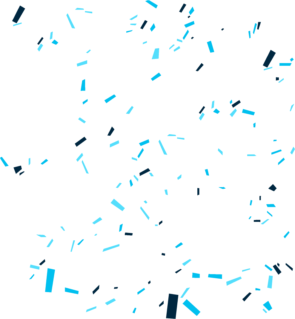 Confeti Azul Png - Art (989x1083), Png Download