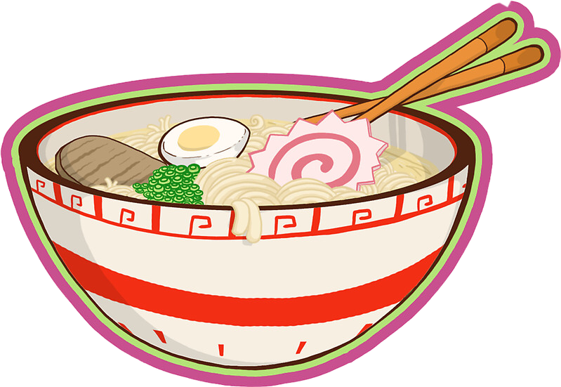 Clip Art Library Kawaiifood Japanese Freetoedit Report - Ramen Kawaii (799x551), Png Download
