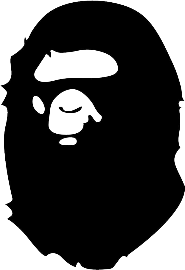 Bape Logo Png - Black And White Bape Logo (1920x1080), Png Download
