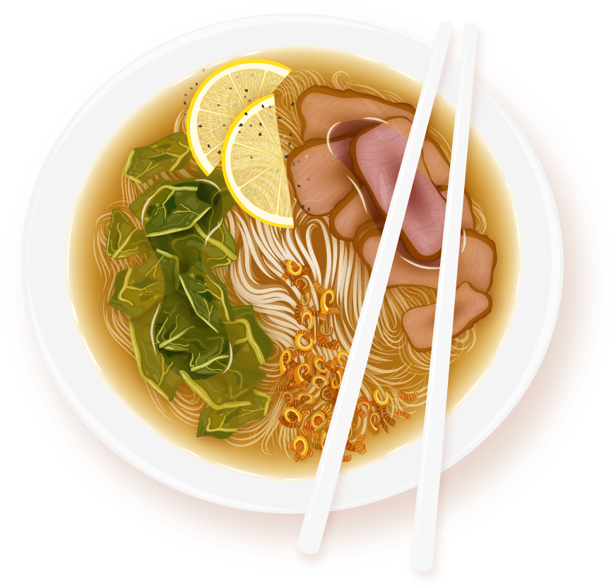 Clipart Black And White Stock Noodles Drawing Pho Bowl - Bowl Of Pho Drawing (894x848), Png Download