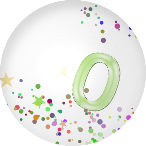 B *✿* Confeti - Number (504x504), Png Download