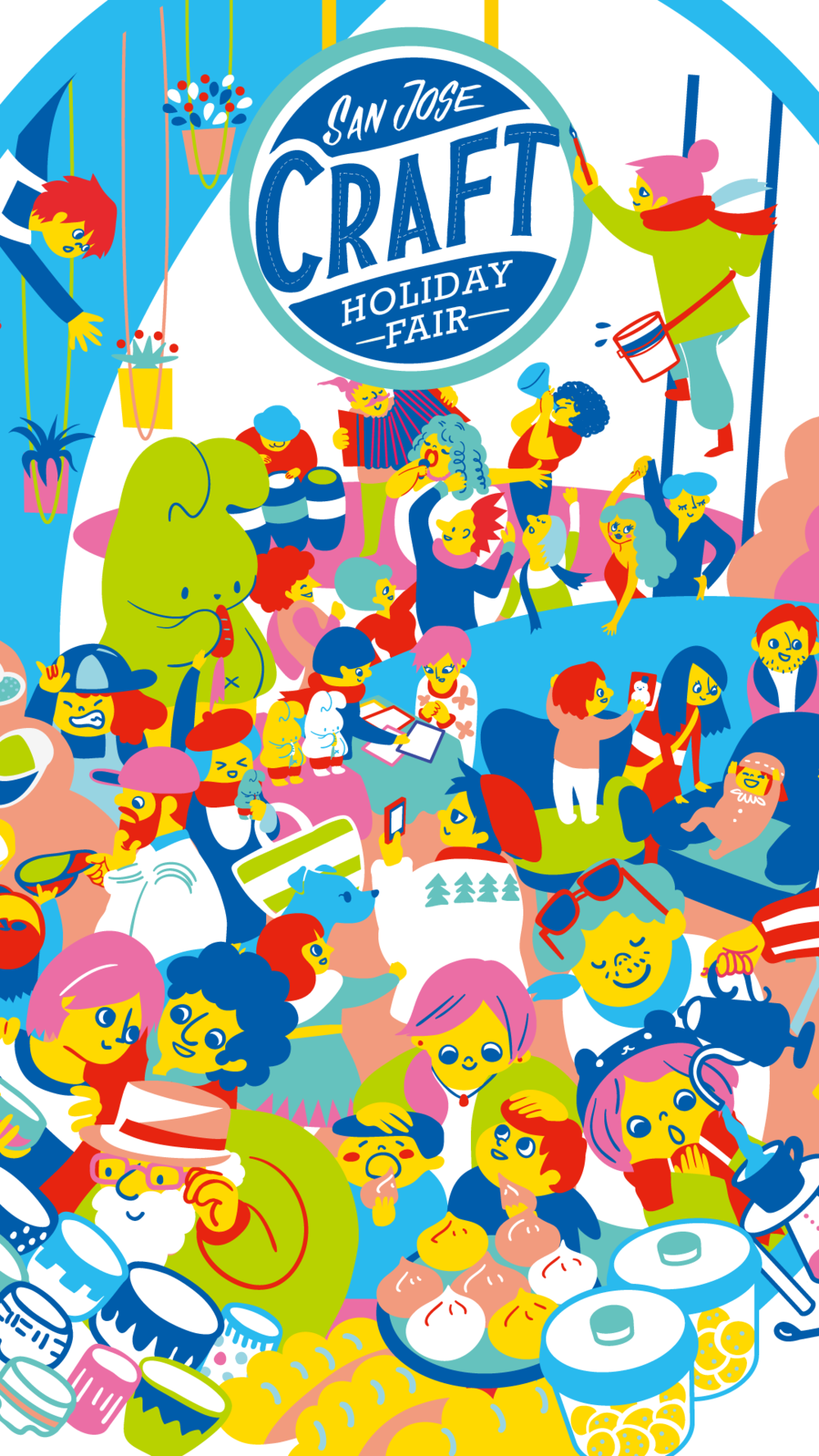 2017 Holiday Fair Poster Design (1000x1778), Png Download