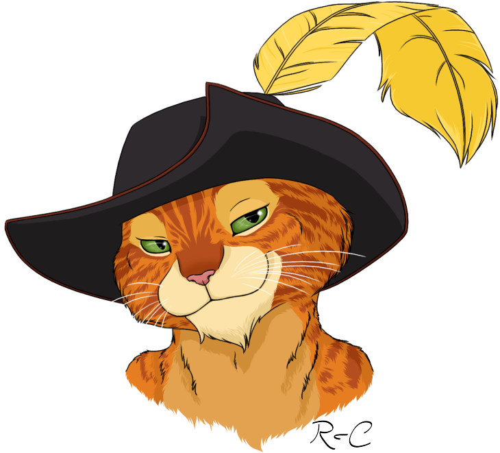 Puss In Boots By Darkrika-d4mkxxg - Cat (750x675), Png Download