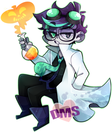 The Spooky Season Continues - Mad Scientist (500x563), Png Download