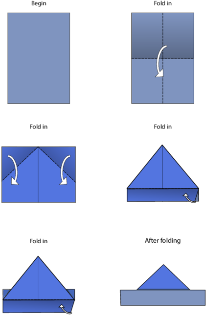 Get It Now - Easy Origami Instructions Boat (500x707), Png Download
