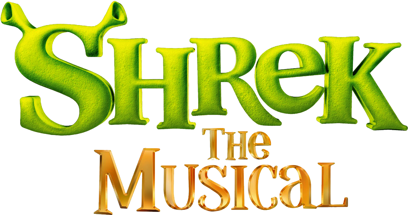Shrek Logo No Dw - Shrek The Musical Logo (1600x975), Png Download