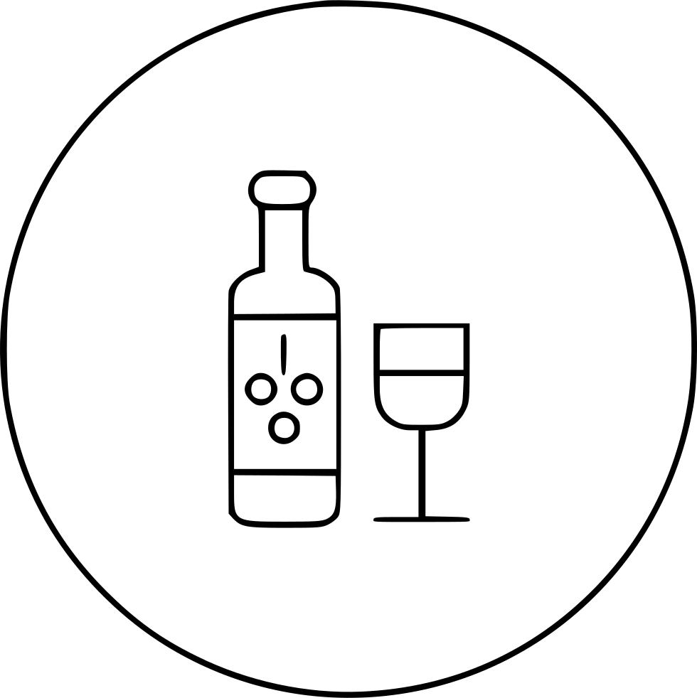 Wine Grape Alkohol Liquor Glass Bottle Comments - Markensteuerrad Esch (980x982), Png Download