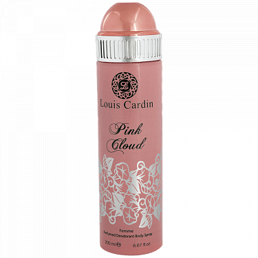 Buy Louis Cardin Pink Cloud Perfumed Deodorant Body - Deodorant (375x375), Png Download