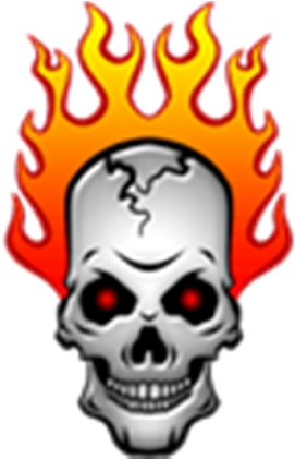 Skull Clipart Red - Skull Clip Art (420x420), Png Download