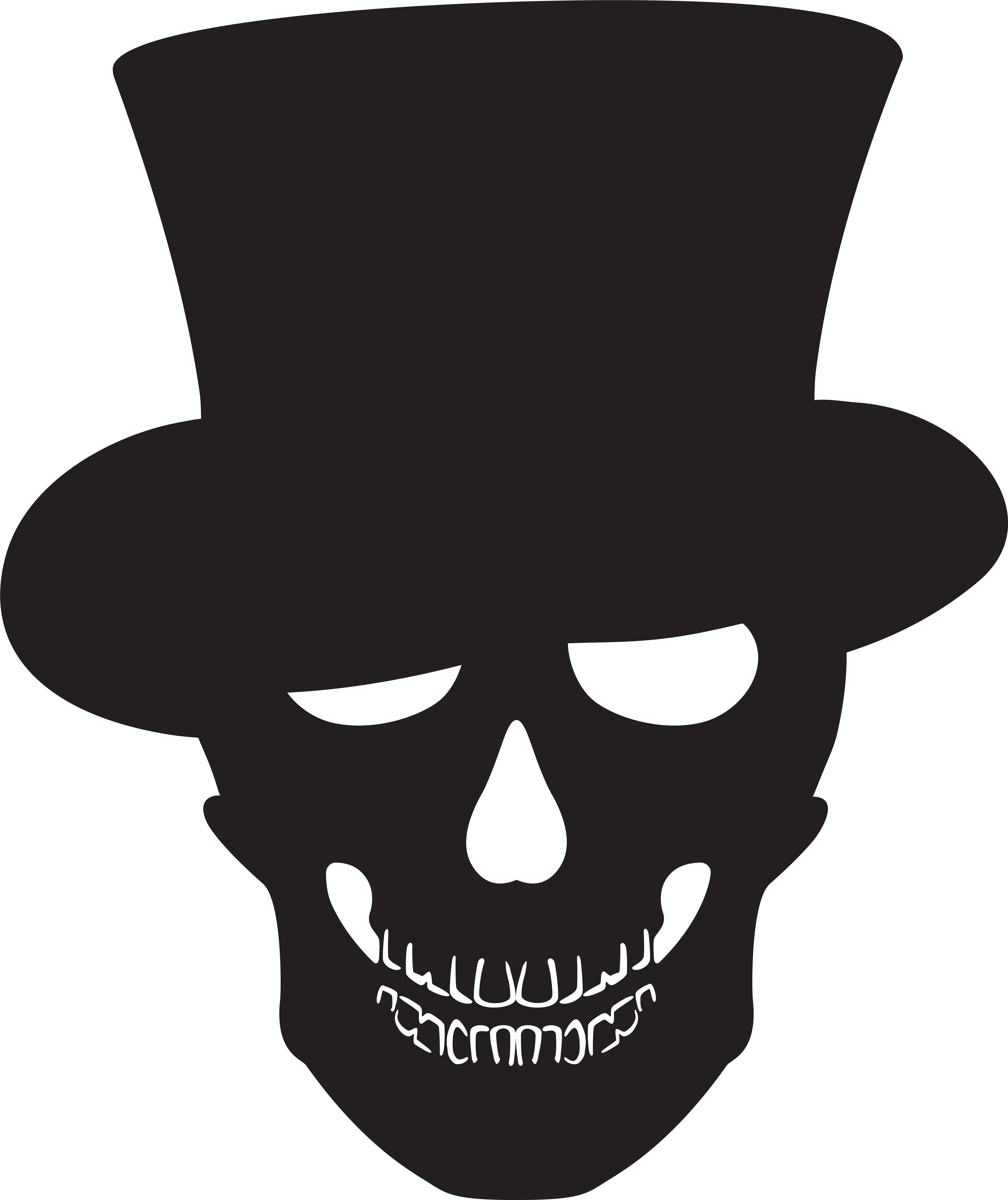 Skull Clipart Png (6732x8000), Png Download
