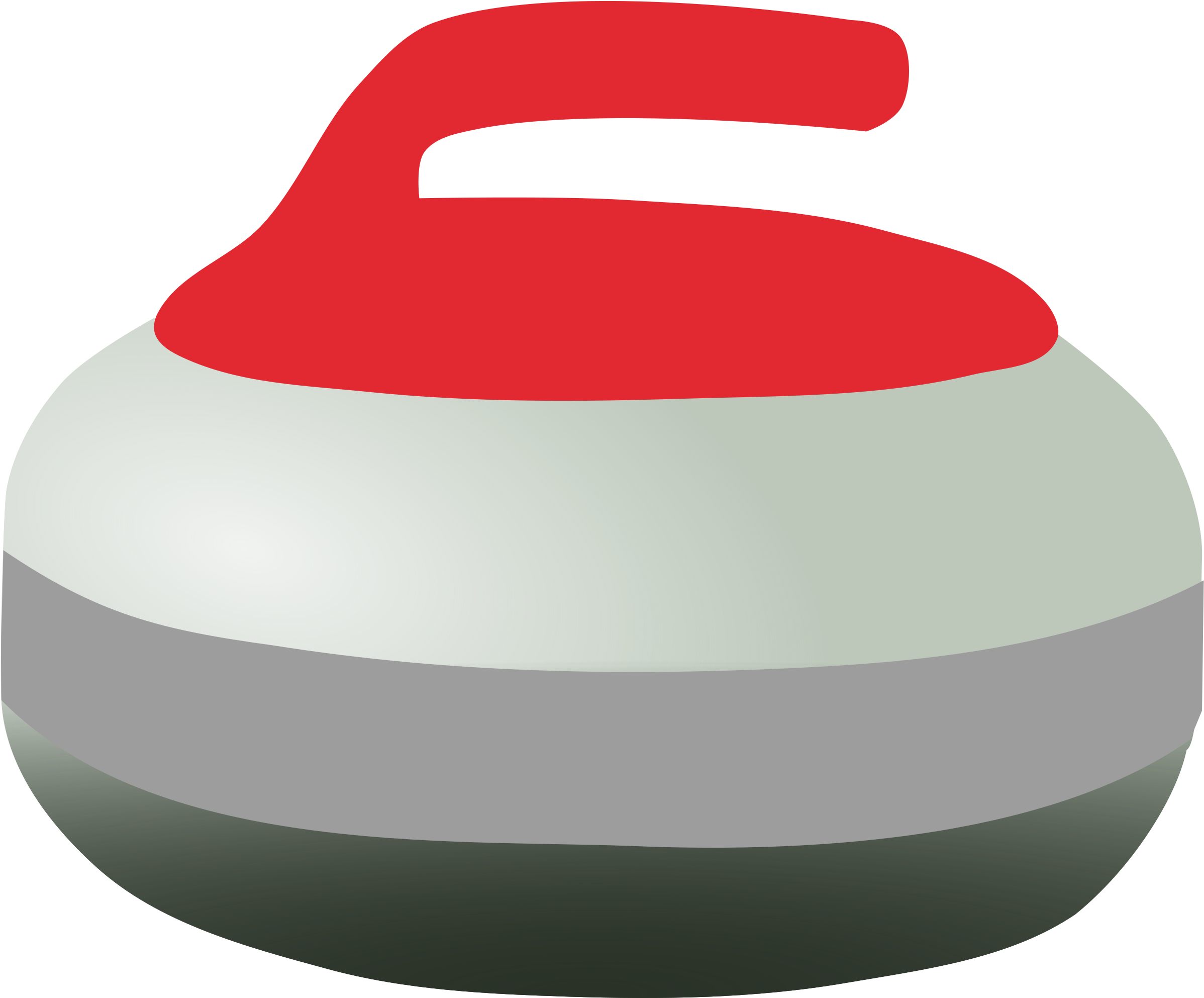 Picture Clipart Rock - Curling Rock Clip Art (2400x1993), Png Download