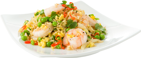 Prawns Fried Rice Png (520x400), Png Download