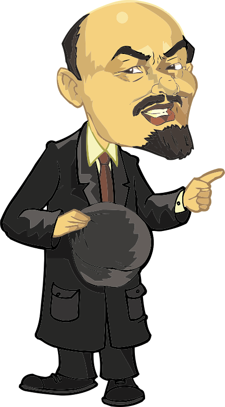 Lenin Comic - Lenin Clipart (442x800), Png Download