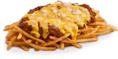 Chili Cheese Fries - French Fries (473x258), Png Download