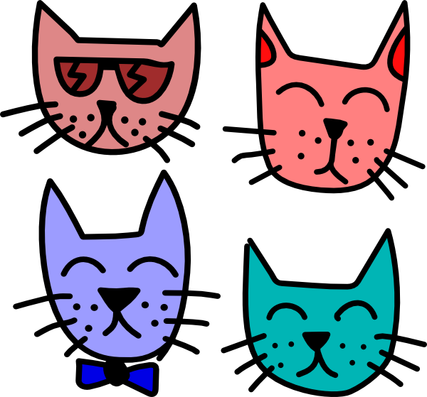 Graffiti Cats Svg Clip Arts 600 X 559 Px (600x559), Png Download