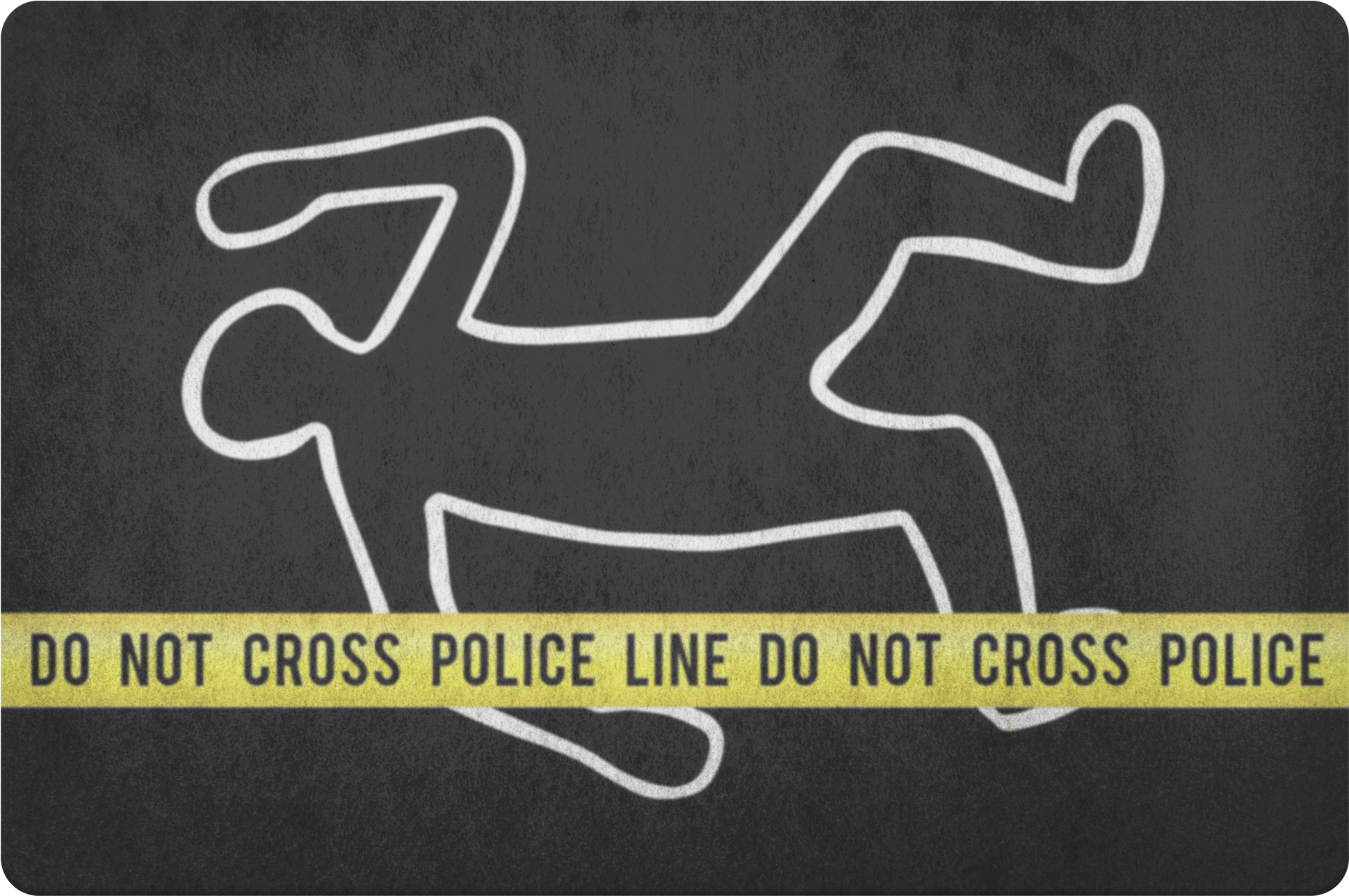 Do Not Cross Police Line Doormat - Police (2000x2000), Png Download