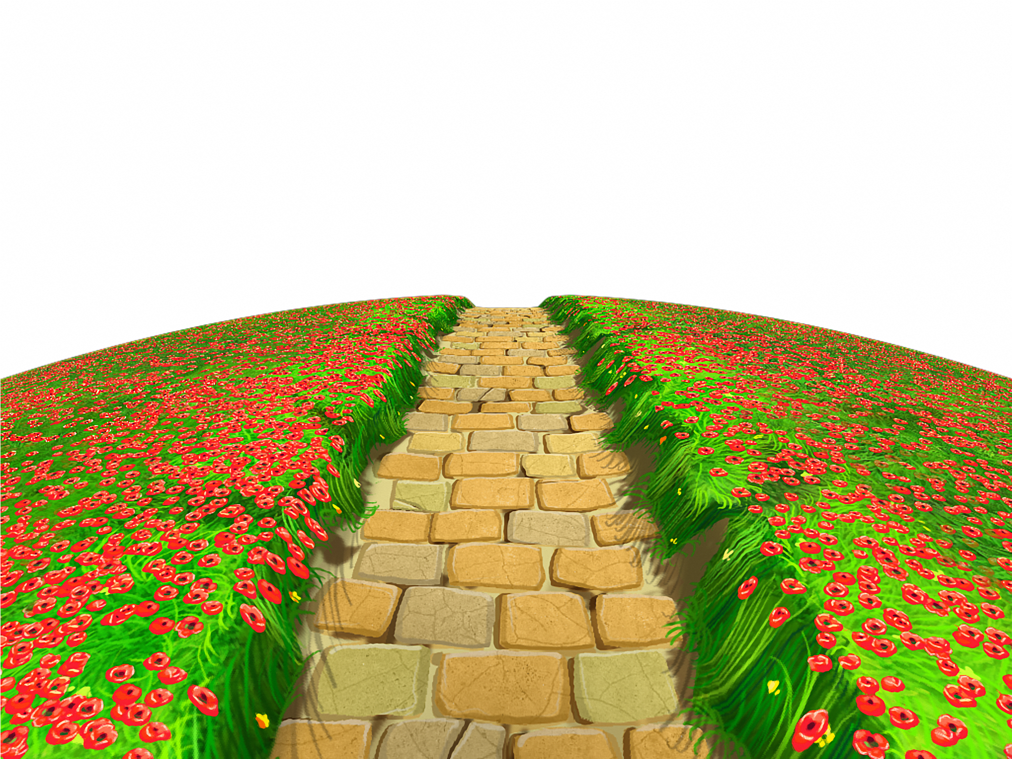 Rock Clipart Path - Path Clipart Transparent (2000x1554), Png Download