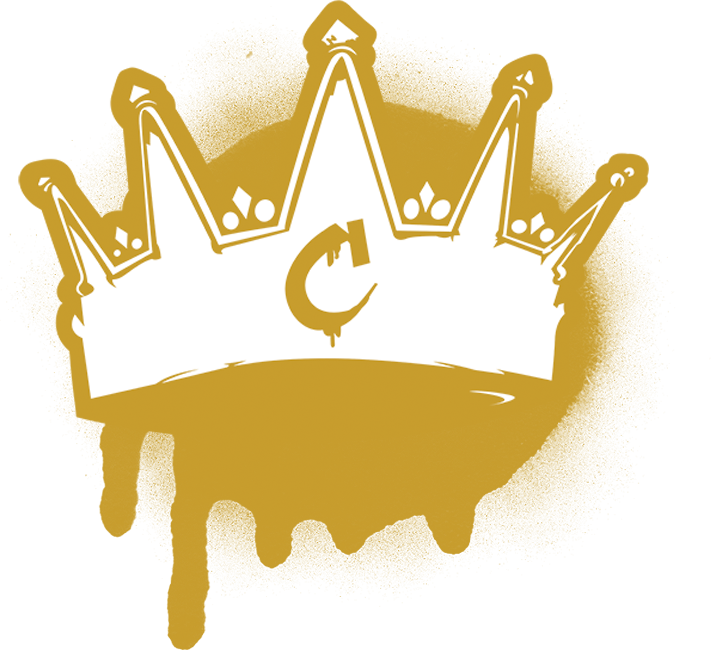 The Tarnished Appearance Represents An Artist's Former - Transparent Graffiti Crown Png (711x650), Png Download