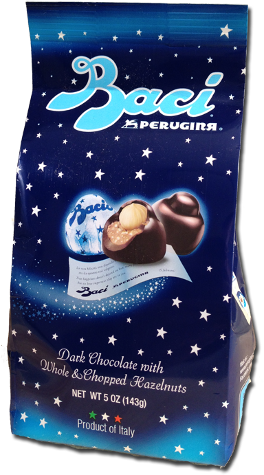 Baci1 - Baci Perugina Dark Chocolate Bag (432x722), Png Download
