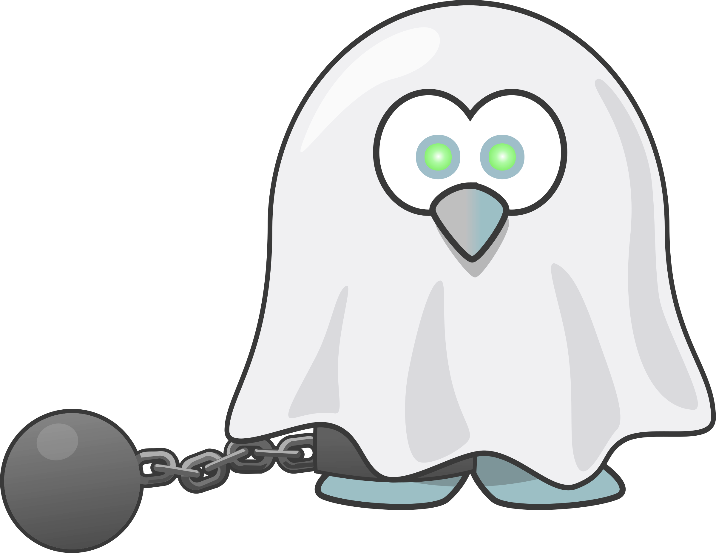 Of A Penguin Image Png - Penguin Ghost (2400x1852), Png Download