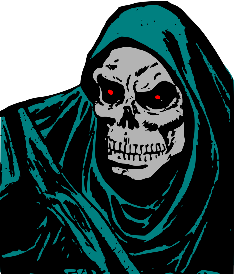 Download Ghost Skeleton Image In Png Clipart Death - Ghost Skeleton Image In Png (900x1054), Png Download
