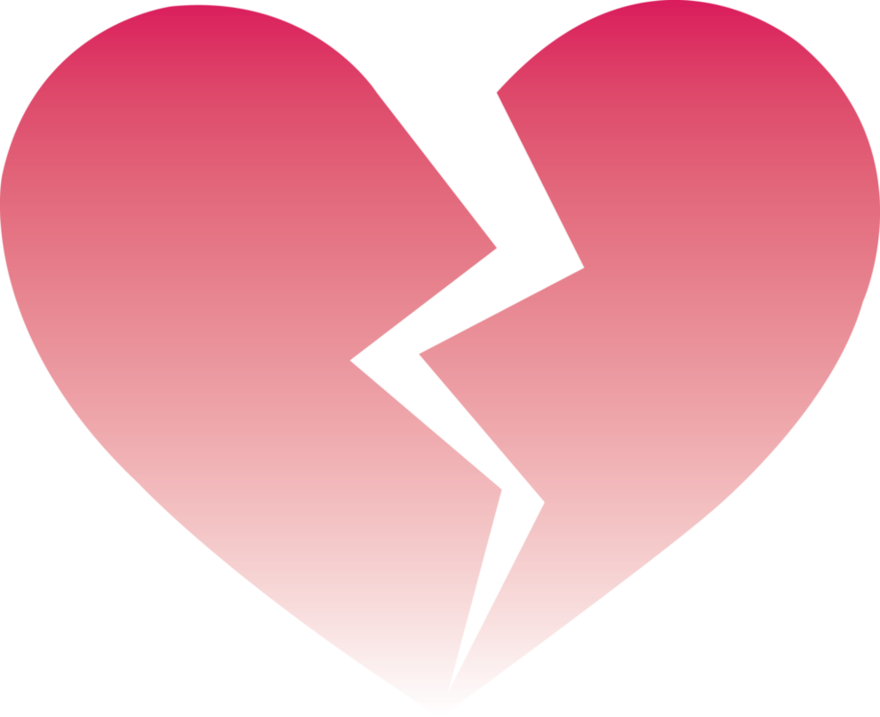 Cutie Mark By Ninjashorty On Deviantart - Pink Broken Heart Png (990x807), Png Download