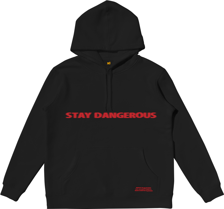 Stay Dangerous Black Hoodie Digital Album - Stay Dangerous Merch (1000x1000), Png Download