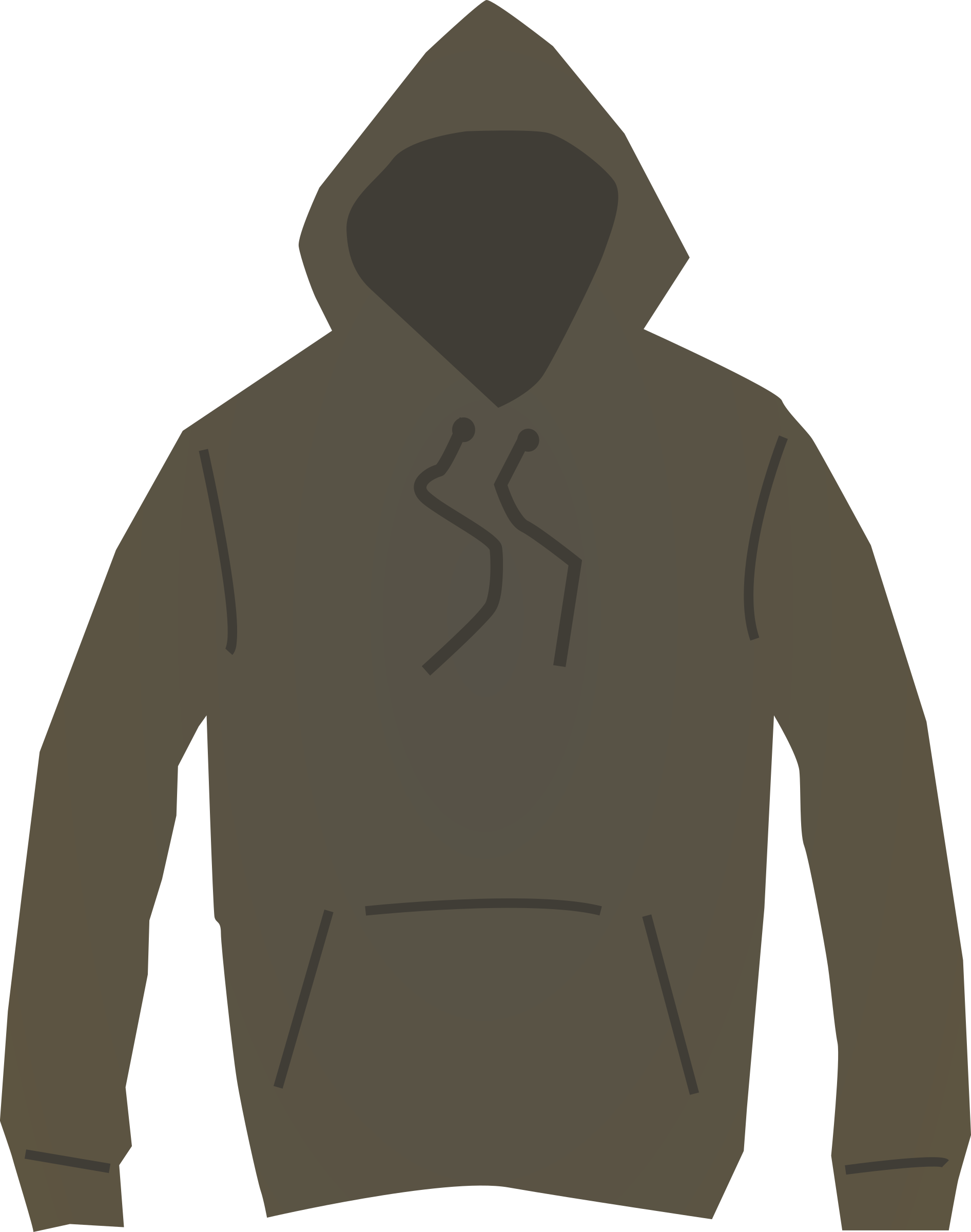 Brown Hooded Big Image Png - Hoodie Clipart (1892x2400), Png Download
