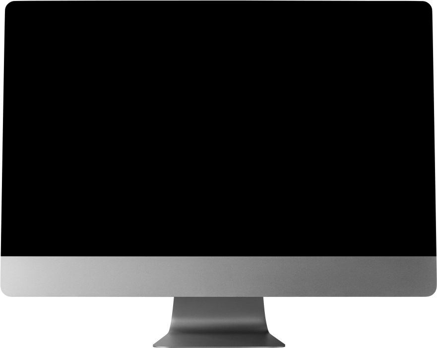 Computer Monitor (881x701), Png Download