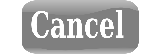 Cancel Button Png Clipart - Cancel Button (600x210), Png Download