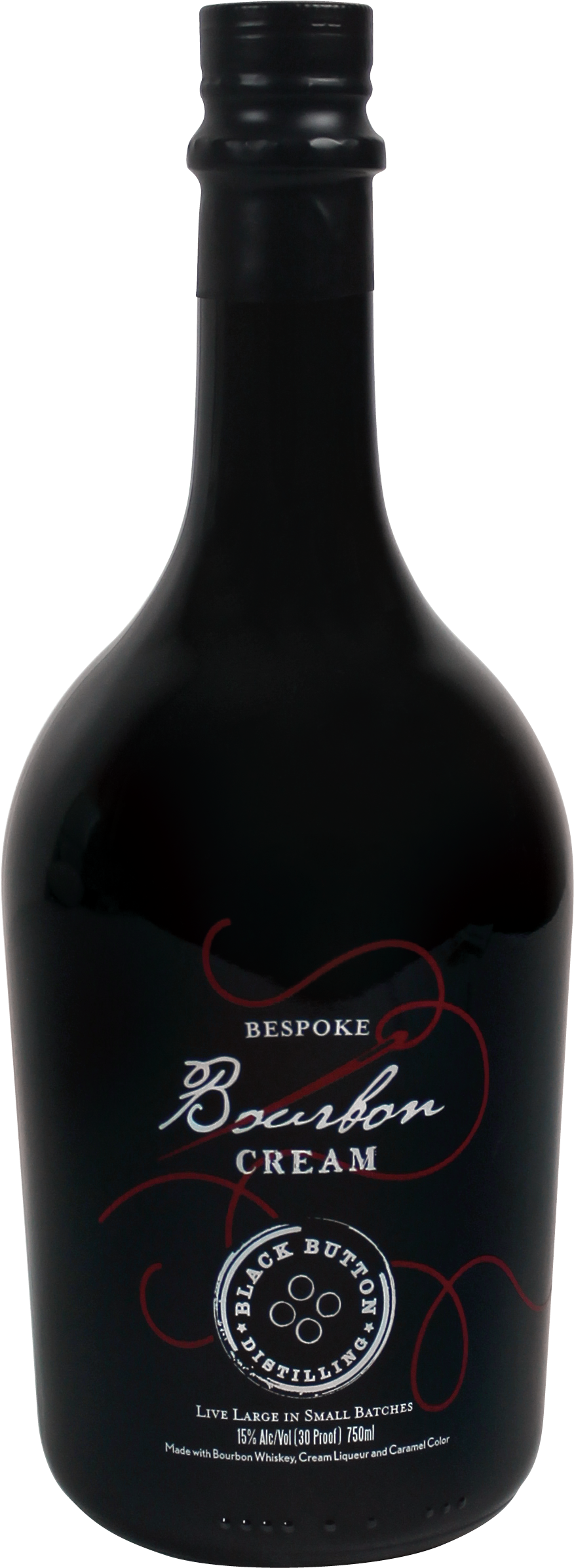 Rochester, Ny Black - Black Button Bourbon Cream (1044x2528), Png Download