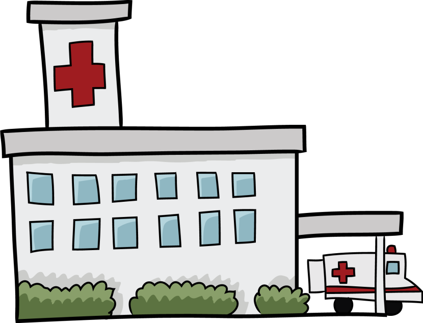 Hospital9 Png - Hospital Clipart (830x634), Png Download