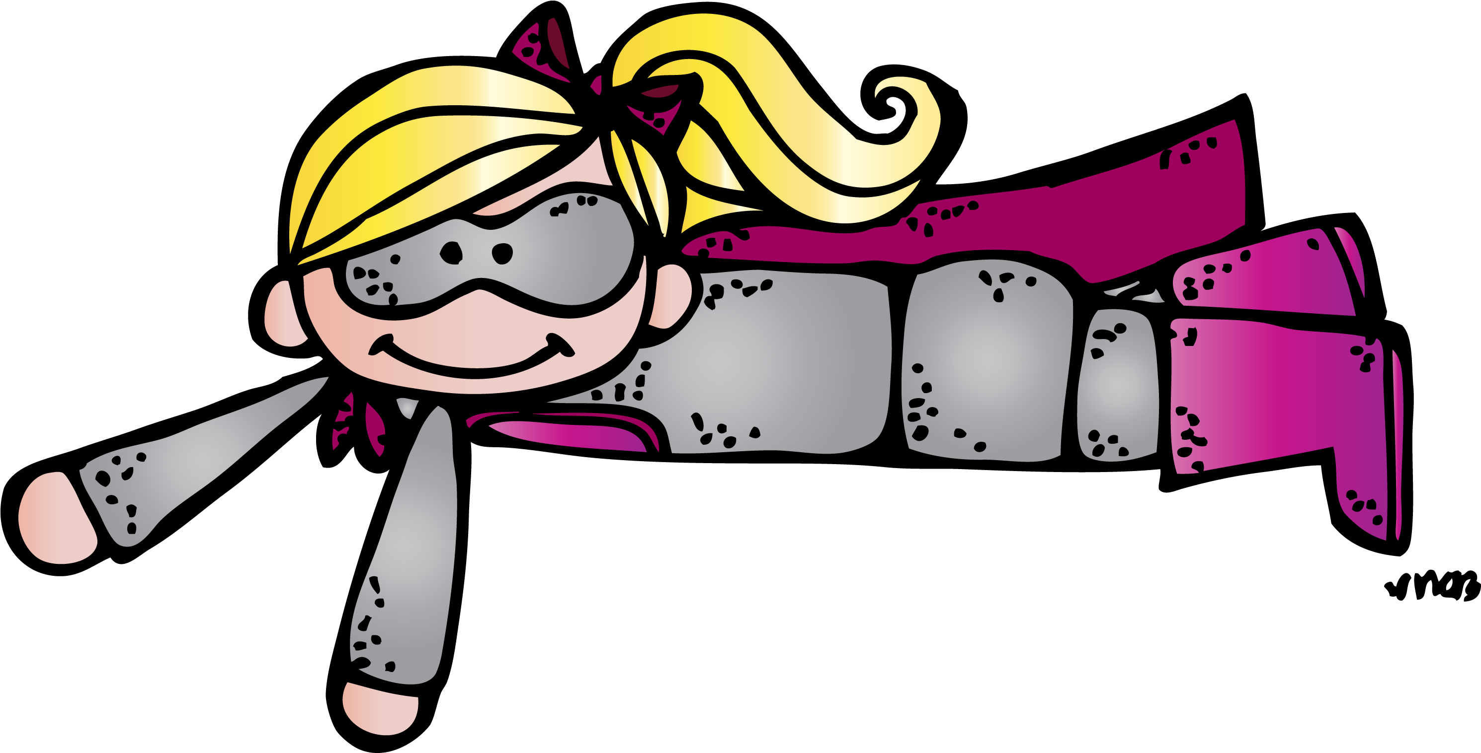 Popular Images - Superhero Clipart Melonheadz (3000x1553), Png Download
