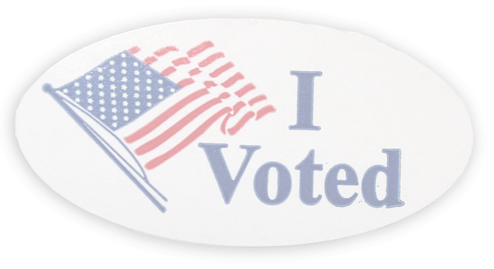 Find Your Winnebago County Polling Location - Voted Sticker (960x720), Png Download