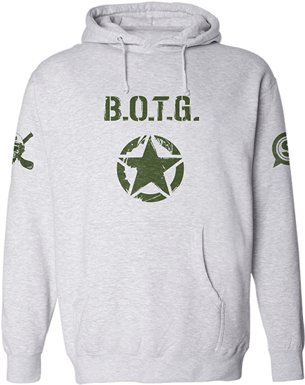 Optic Greenwall Hoodie White (600x600), Png Download