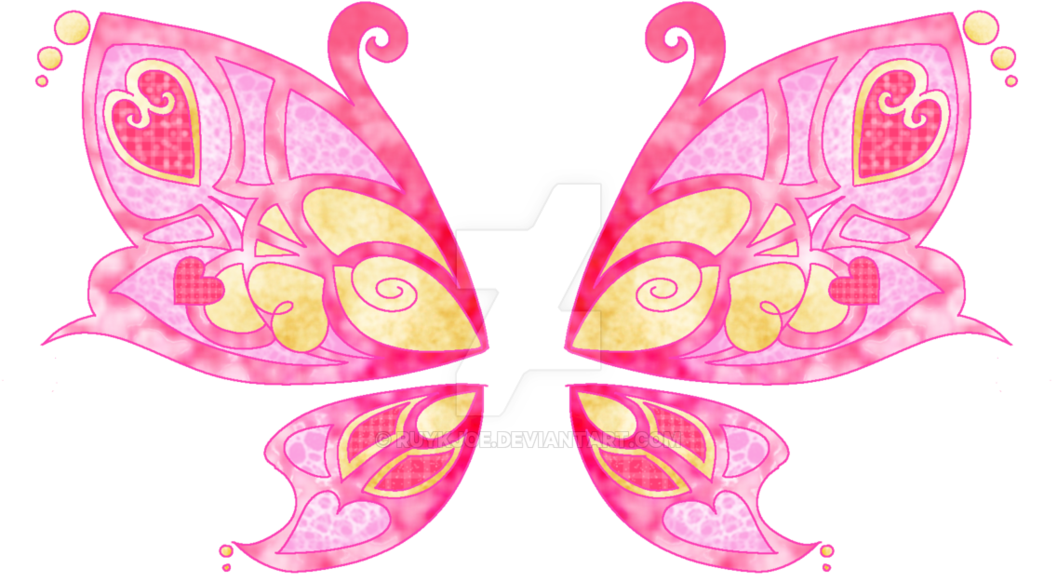 Butterflies Drawing Fairy - Pink Fairy Wings Png (1191x670), Png Download