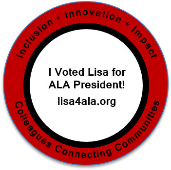 “i Voted Lisa For Ala President”- Virtual Sticker Lisa - Circle (360x358), Png Download