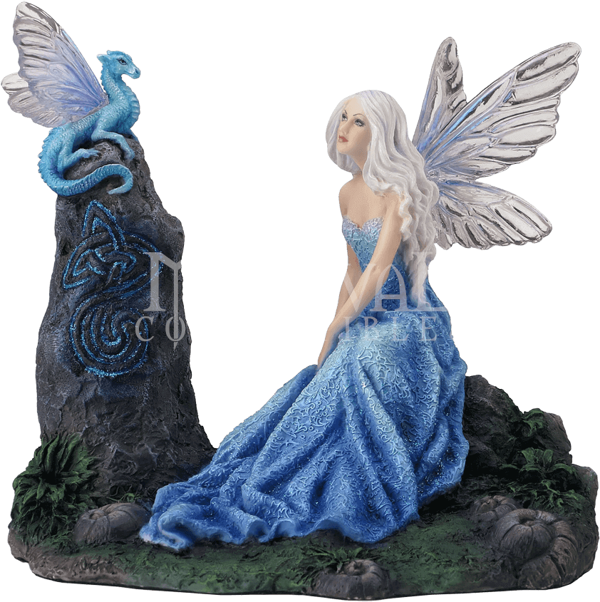 Luminescent Fairy Statue (850x850), Png Download