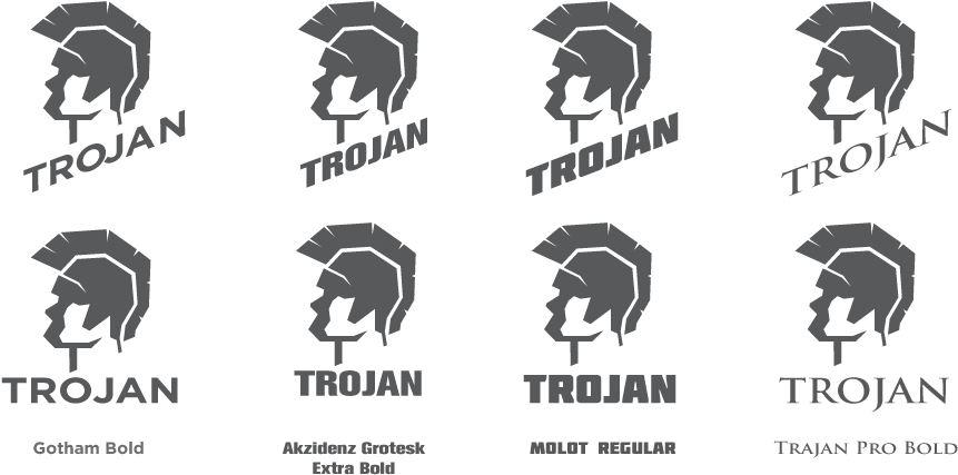 Logos4 - Trojan Condoms Logo History (877x441), Png Download