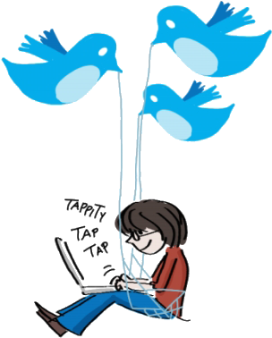 To Give You A Few More Examples And Get You Thinking, - Twitter Follow Me (324x402), Png Download