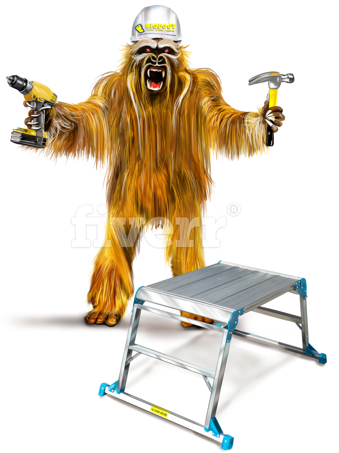 Draw For You An Animal O Fantasy Creature In Realistic - Safety Platforms Ltd (1200x1650), Png Download
