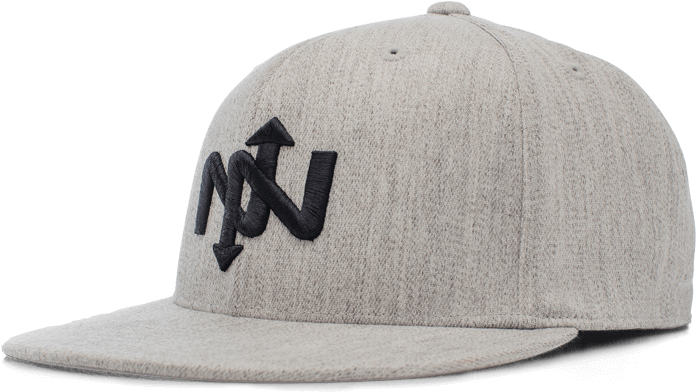 Helix Flexfit Ballcap - Helix Flexfit Ballcap Gray Heather/black (735x1000), Png Download